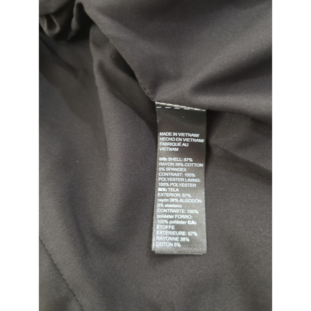 White House Black Market Women Plaid Front Zip Jacket Size 12 - Picture 12 of 12